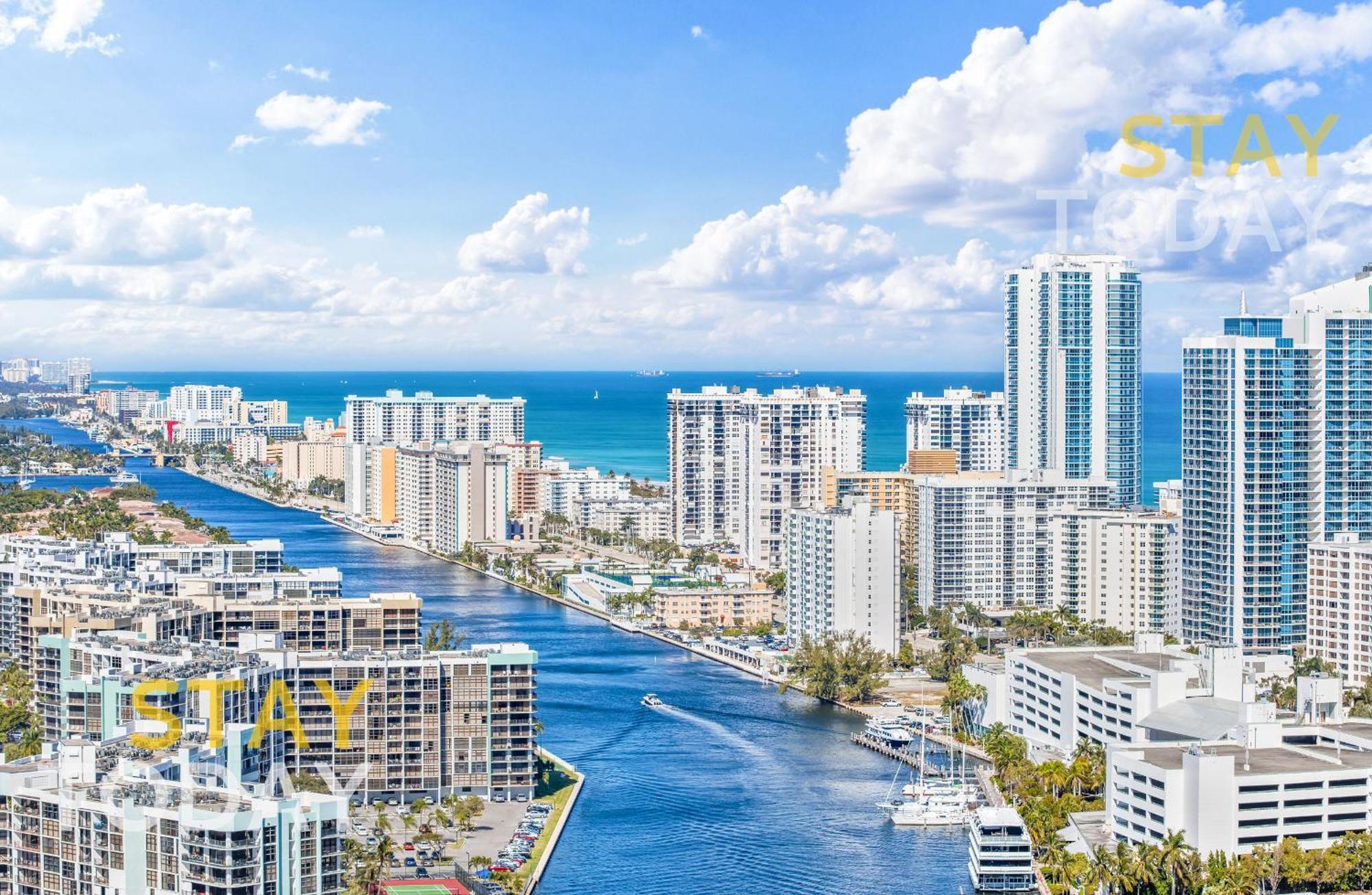 Resort-Style Living With Direct Ocean Views - 3Br Beauty Hallandale Beach Bagian luar foto